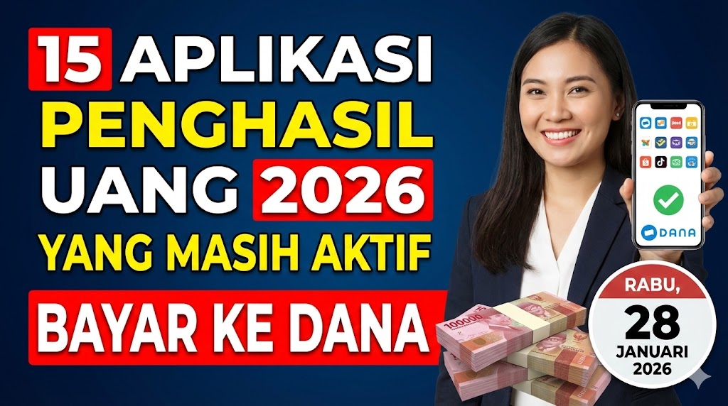 15 Aplikasi Penghasil Uang 2026 yang Masih Aktif Bayar ke DANA
