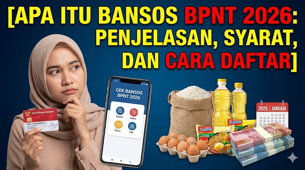 Apa Itu Bansos BPNT 2026: Penjelasan, Syarat, dan Cara Daftar
