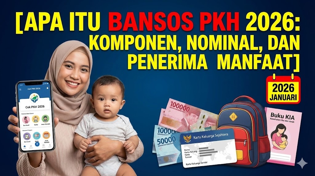 Apa Itu Bansos PKH 2026: Komponen, Nominal, dan Penerima Manfaat