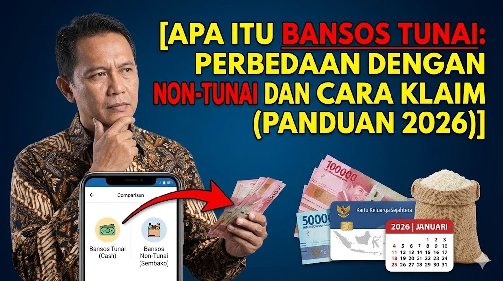 Apa Itu Bansos Tunai: Perbedaan dengan Non-Tunai dan Cara Klaim (Panduan 2026)