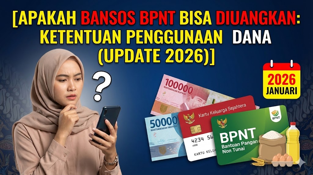 Apakah Bansos BPNT Bisa Diuangkan: Ketentuan Penggunaan Dana (Update 2026)