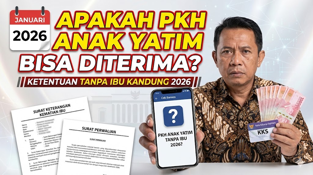 Apakah PKH Anak Yatim Bisa Diterima: Ketentuan Tanpa Ibu Kandung 2026