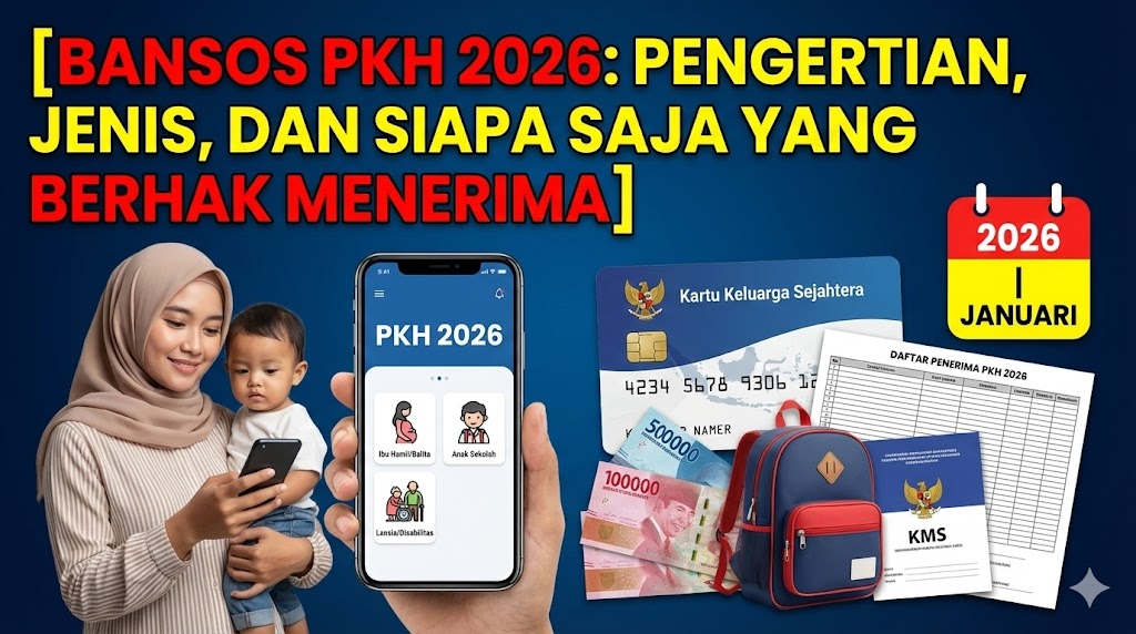 Bansos PKH 2026: Pengertian, Jenis, dan Siapa Saja yang Berhak Menerima