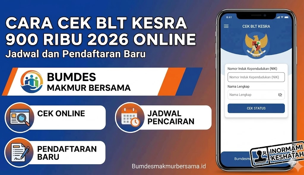 Cara Cek BLT Kesra 900 Ribu 2026 Online: Jadwal dan Pendaftaran Baru