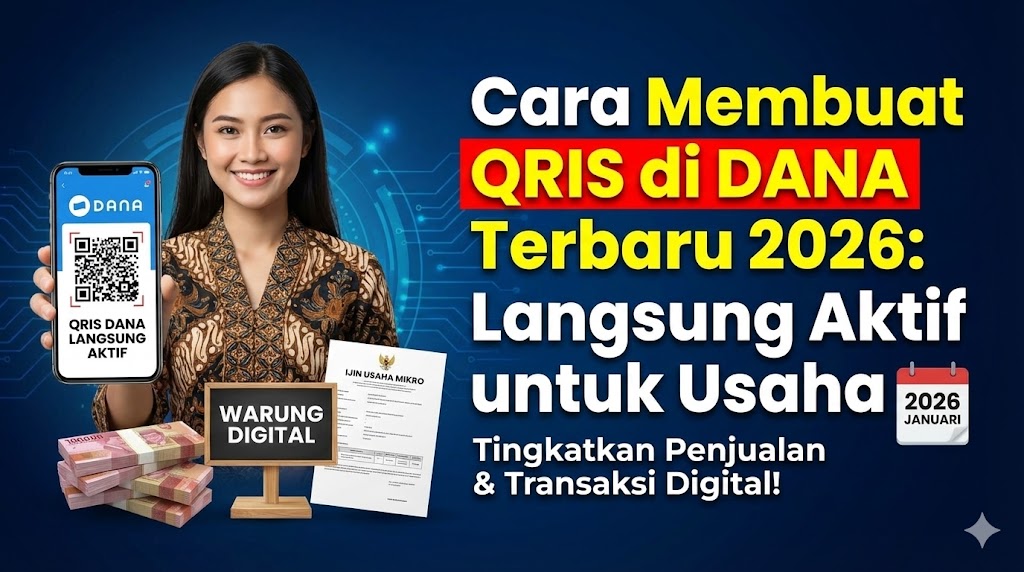 Cara Membuat QRIS di DANA Terbaru 2026: Langsung Aktif untuk Usaha