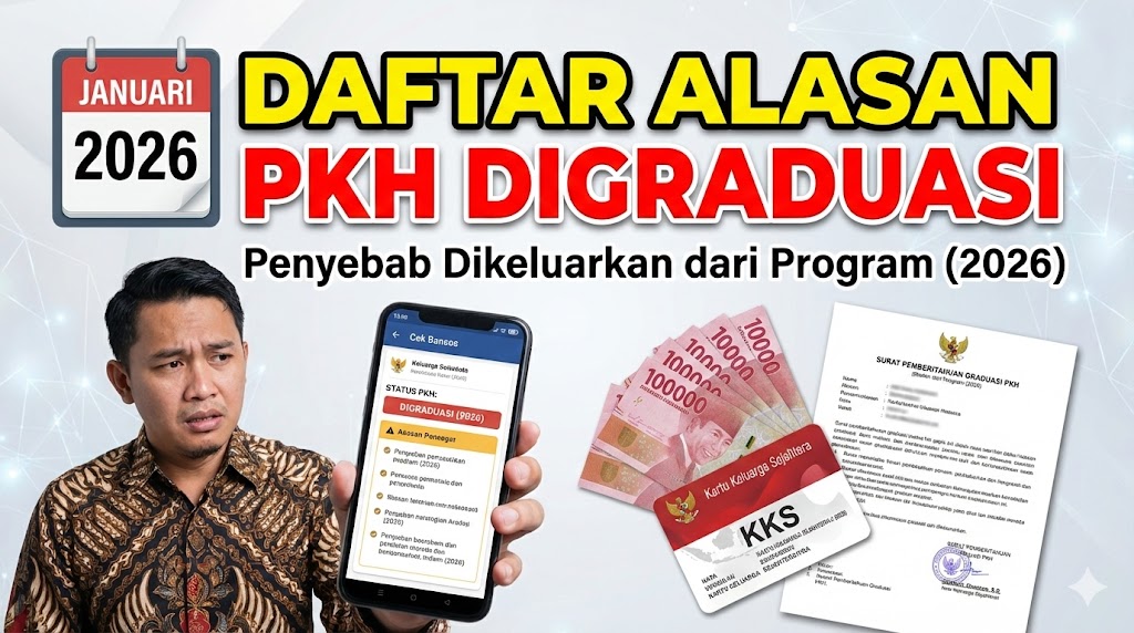 Daftar Alasan PKH Digraduasi: Penyebab Dikeluarkan dari Program (2026)