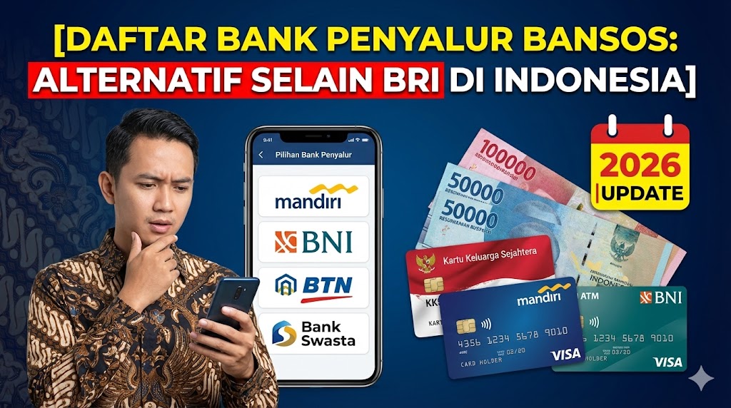 Daftar Bank Penyalur Bansos: Alternatif Selain BRI di Indonesia