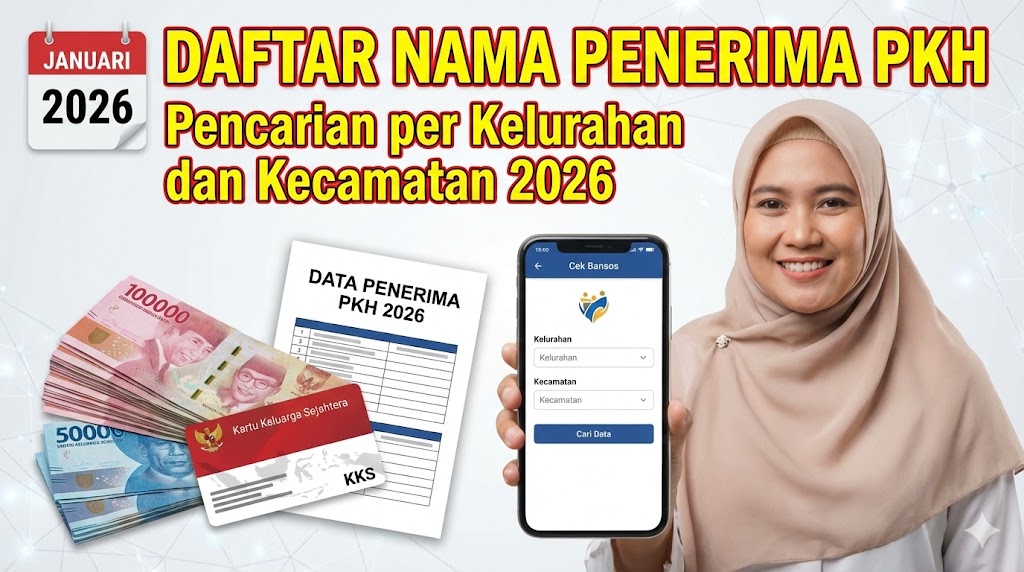 Daftar Nama Penerima PKH: Pencarian per Kelurahan dan Kecamatan 2026