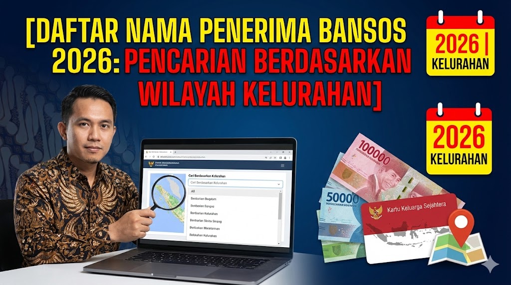 Daftar Nama Penerima Bansos 2026: Pencarian Berdasarkan Wilayah Kelurahan