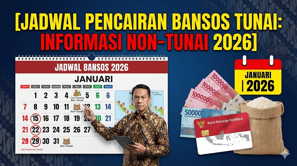 Jadwal Pencairan Bansos Tunai: Informasi Non-Tunai 2026