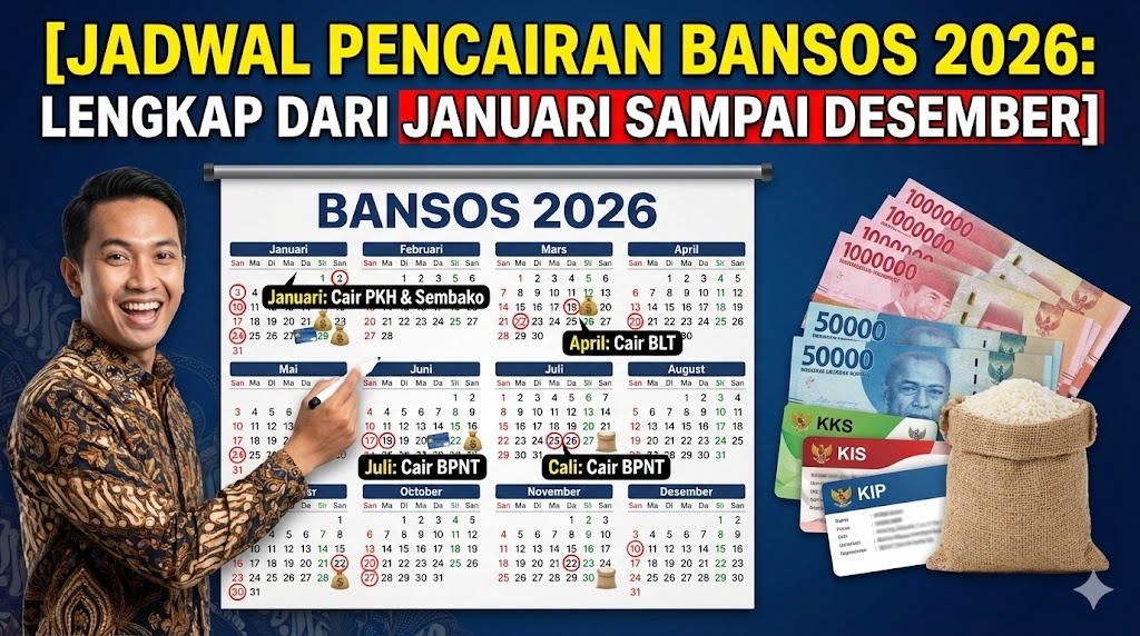 Jadwal Pencairan Bansos 2026: Lengkap dari Januari Sampai Desember