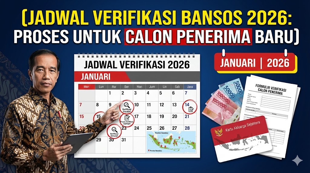 Jadwal Verifikasi Bansos 2026: Proses untuk Calon Penerima Baru