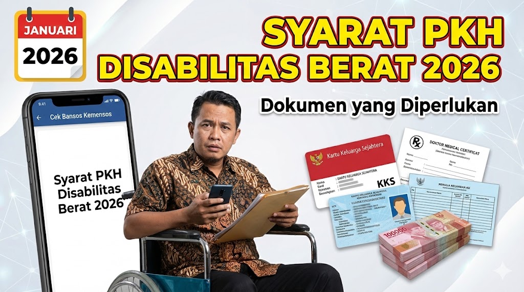Syarat PKH Disabilitas Berat 2026: Dokumen yang Diperlukan