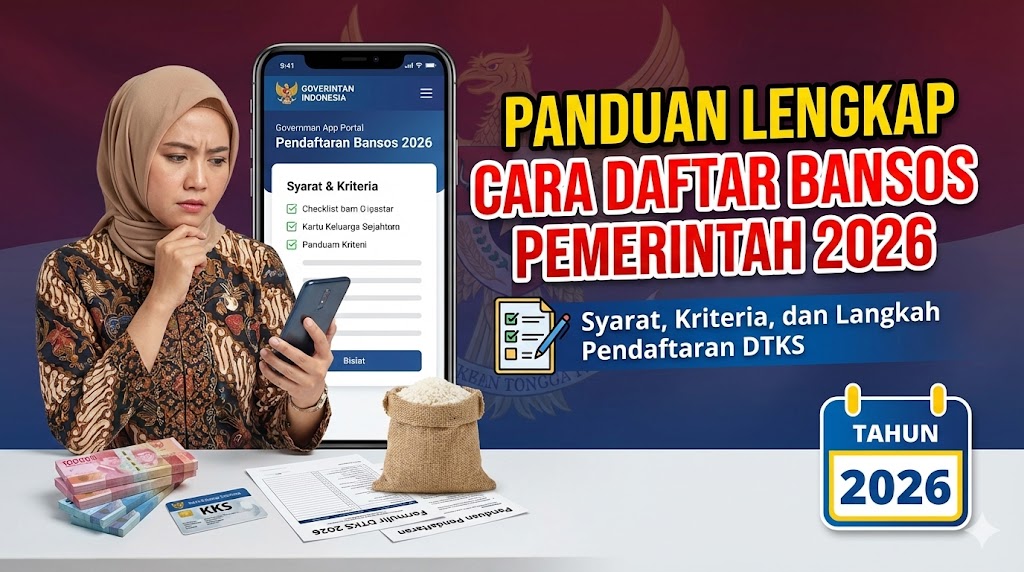 Panduan Lengkap Cara Daftar Bansos Pemerintah 2026: Syarat, Kriteria, dan Langkah Pendaftaran DTKS