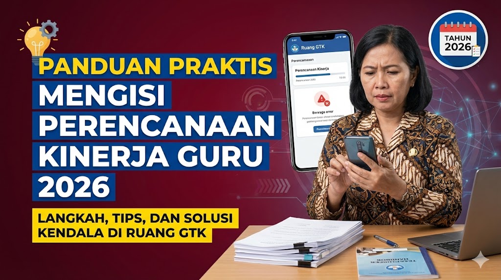 Panduan Praktis Mengisi Perencanaan Kinerja Guru 2026 di Ruang GTK: Langkah, Tips, dan Solusi Kendala