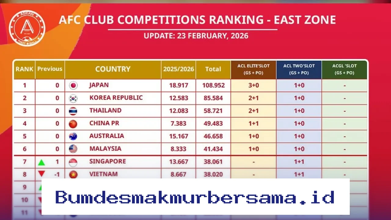 Klub Asia Timur Ini Bikin Heboh! Persib Bandung dan Dewa United Dorong Indonesia Naik Peringkat AFC