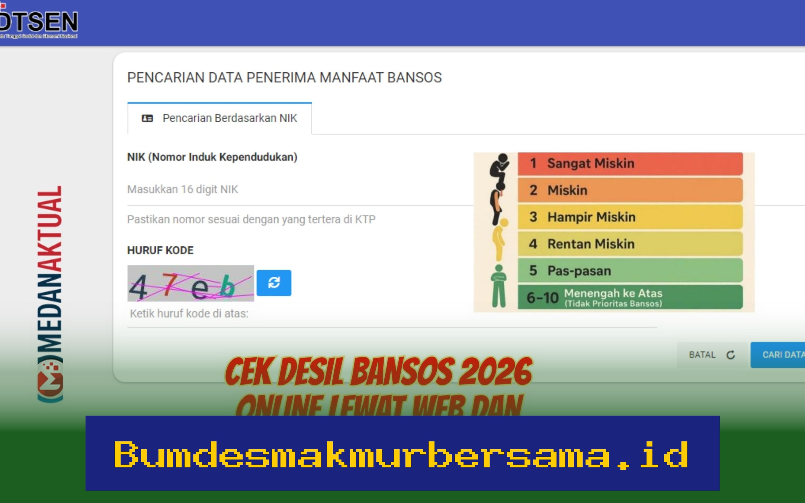 Cara Mudah Cek Desil Bansos 2026 Online via Web dan Aplikasi!
