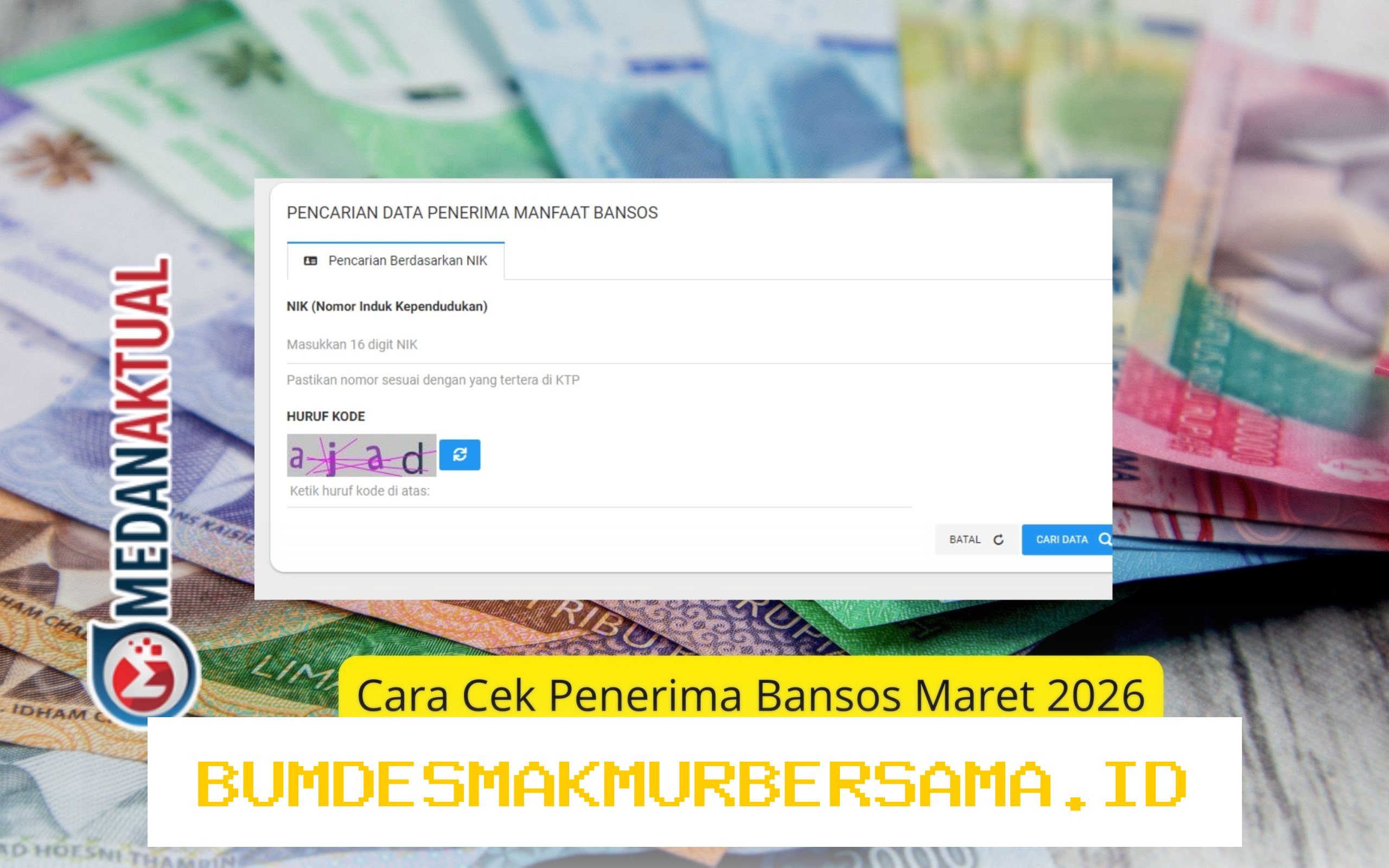 Cara Mudah Cek Penerima Bansos Maret 2026 via NIK Online!