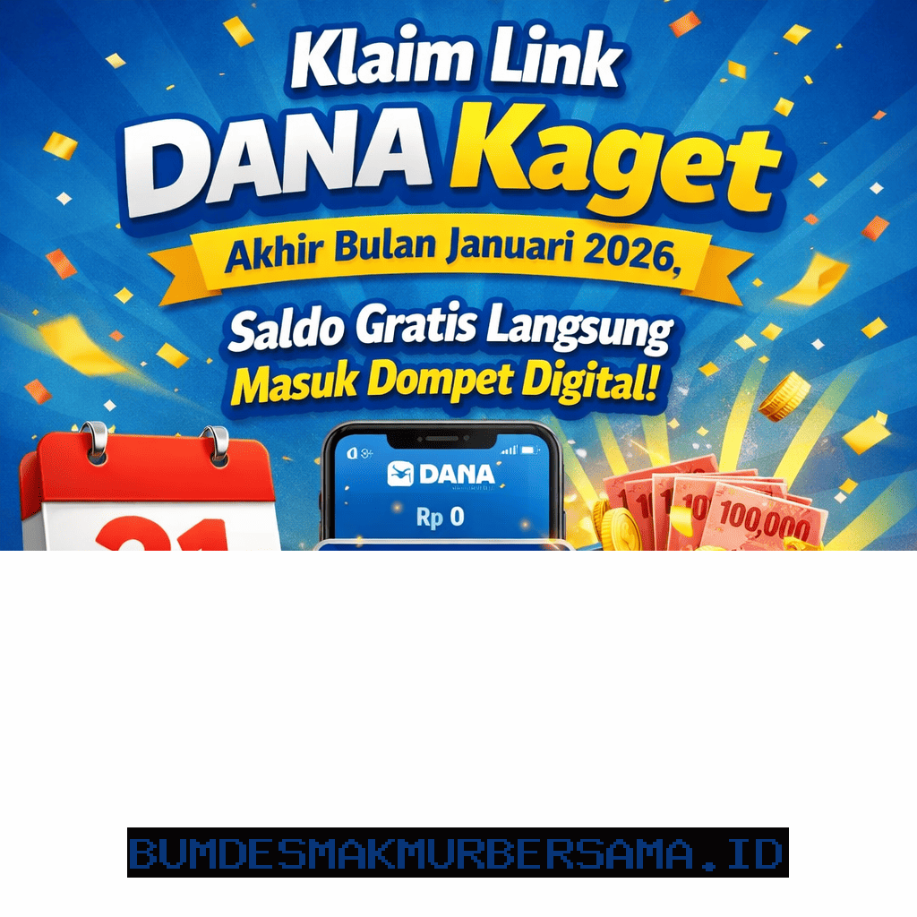 DANA Kaget Klaim Link Januari 2026, Saldo Gratis Langsung Mengalir ke Dompet Digital Anda!