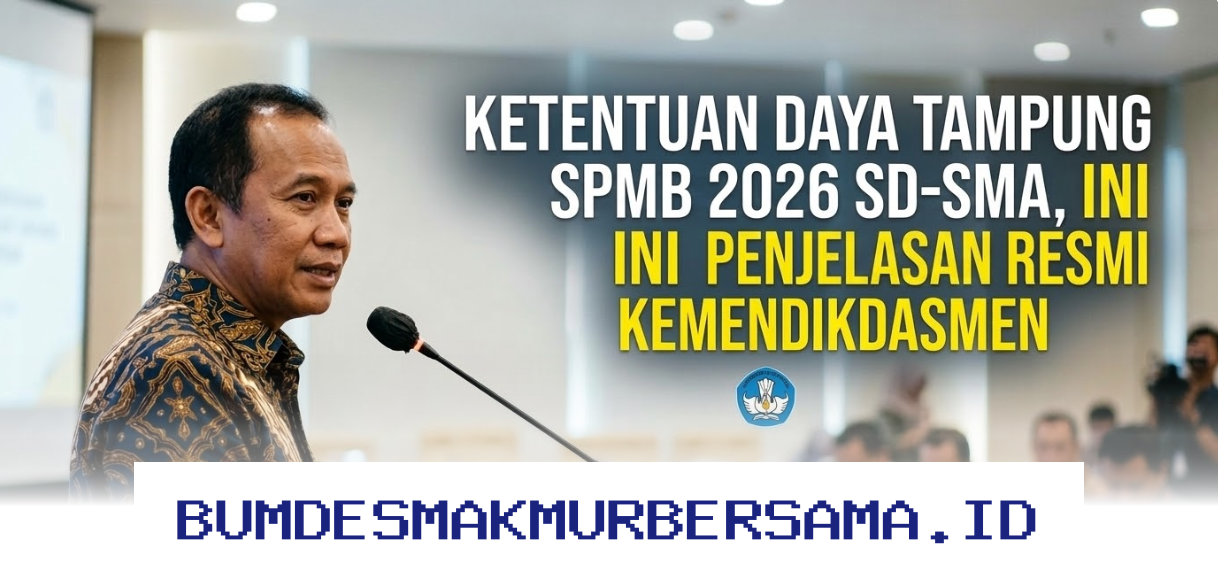 Daya Tampung SPMB 2026 untuk Jenjang SD–SMA, Simak Penjelasan Resmi dari Kemendikdasmen!