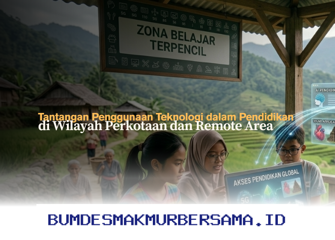 Mengapa Teknologi Pendidikan Masih Menjadi Tantangan di Wilayah Perkotaan dan Terpencil?