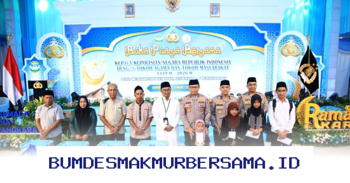 Polri Gelar Buka Puasa Bersama Warga Gunung Sindur, Pembangunan SMA Kemala Taruna Bhayangkara Bogor Capai 60 Persen!