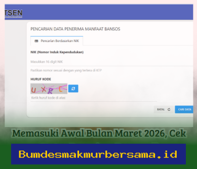 Status Bansos Sudah Bisa Dicek untuk Awal Maret 2026, Ini Cara Mudahnya!